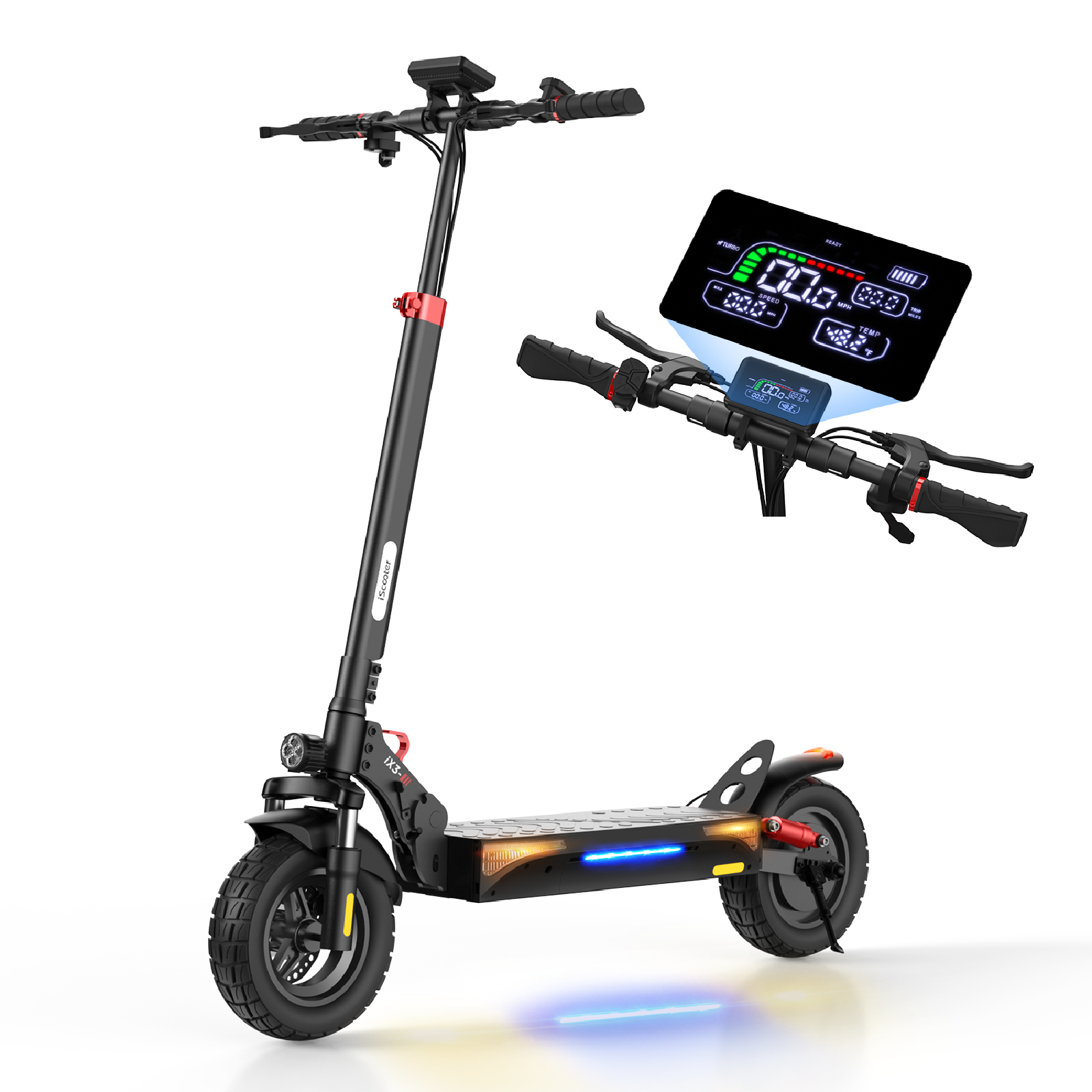 iScooter iX5S Trottinette électrique pliable tout-terrain iScooter iX5S Trottinette électrique pliable tout-terrain