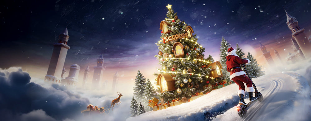 Roulez en Sécurité Cet Hiver avec Votre Trottinette Électrique et Profitez des Offres de Noël