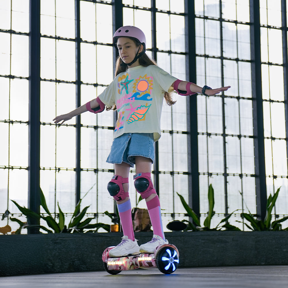 iHoverboard H2 Hoverboardavec Équilibrage Automatique, Bluetooth et Roues LED 6,5"