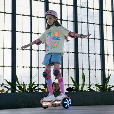 iHoverboard H2 Hoverboardavec Équilibrage Automatique, Bluetooth et Roues LED 6,5"