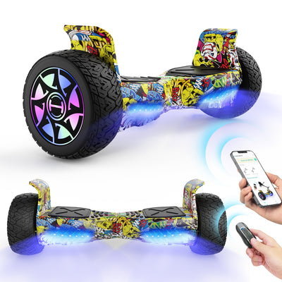 iHoverboard H8 Noir Hoverboard tout-terrain 8.5"