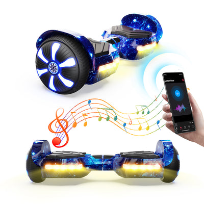 iHoverboard H2 Hoverboardavec Équilibrage Automatique, Bluetooth et Roues LED 6,5"