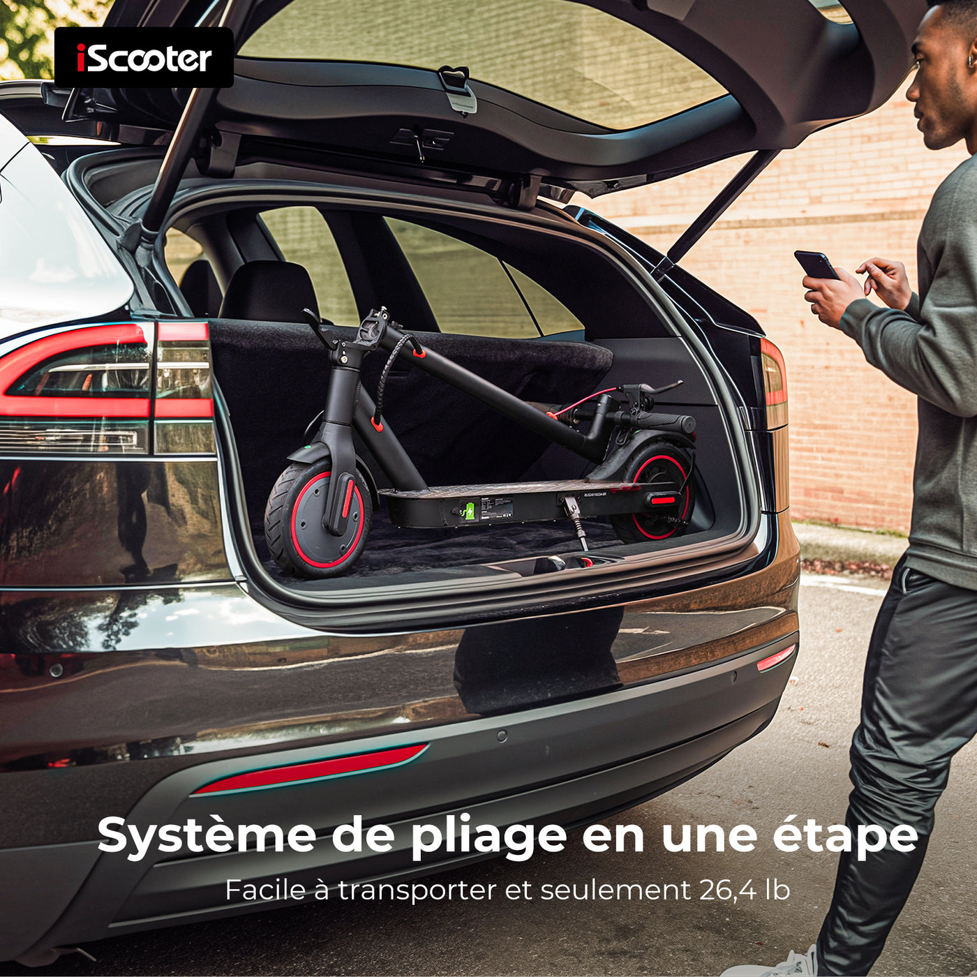i8 350W Trottinette électrique Pliable