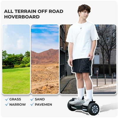 iHoverboard H8 Noir Hoverboard tout-terrain 8.5"
