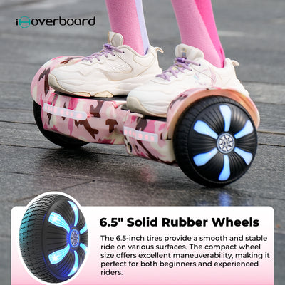 iHoverboard H2 Hoverboardavec Équilibrage Automatique, Bluetooth et Roues LED 6,5"