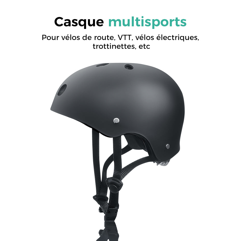 Casque Vélo Trottinette Hoverboard Noir