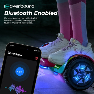 iHoverboard® H1 Hoverboard auto-équilibré à LED 6.5"