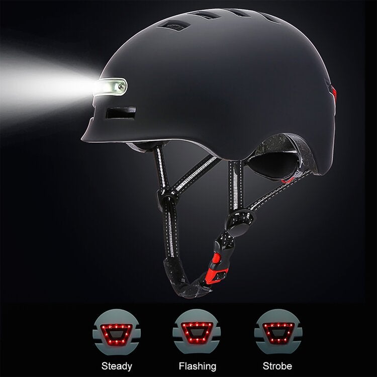 iHoverbod® Casque de trottinette avec lumière LED