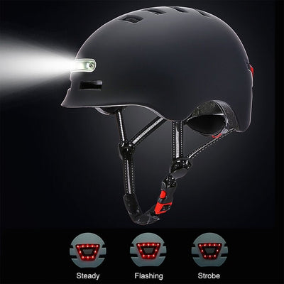 iHoverbod® Casque de trottinette avec lumière LED