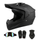 Kit casque intégral noir mat