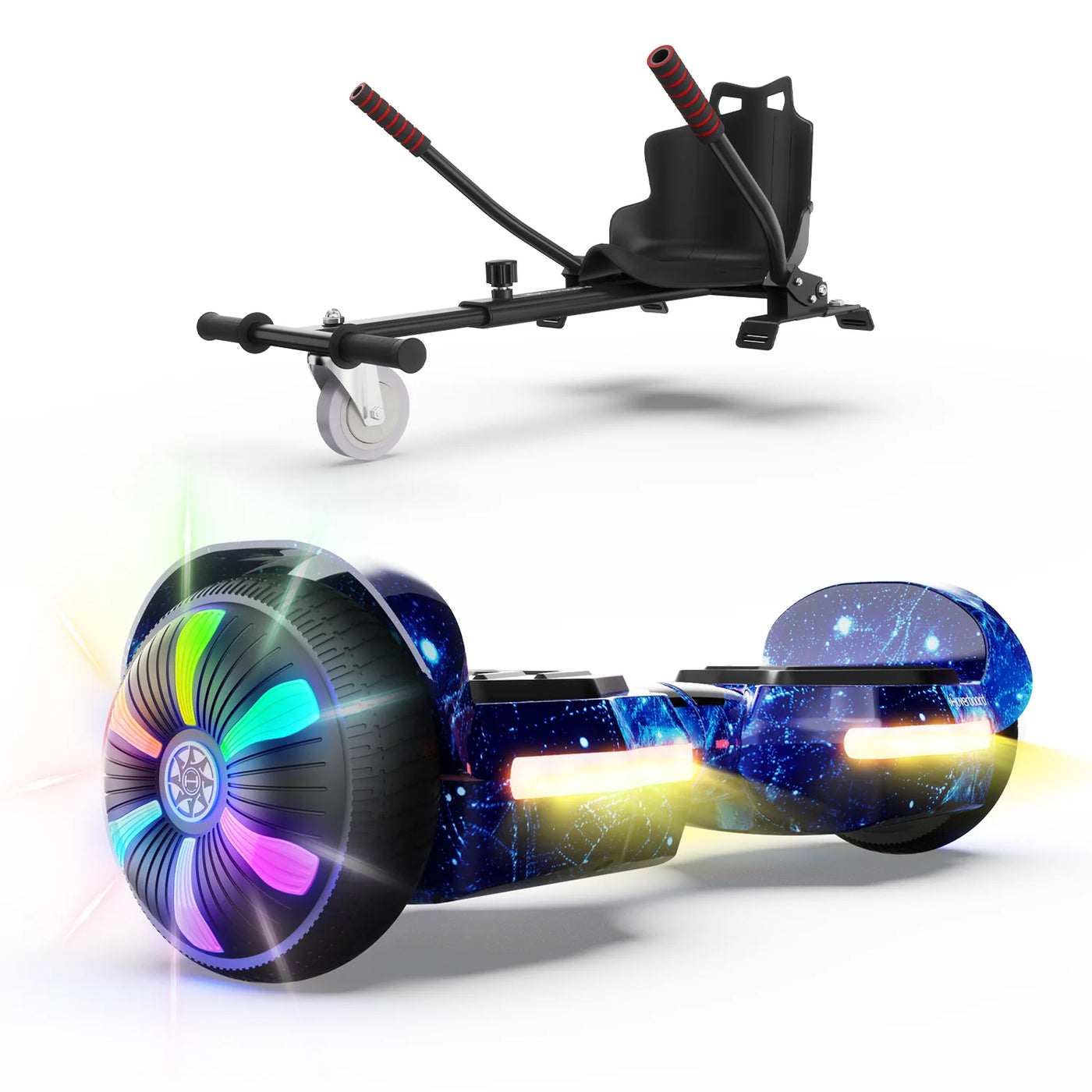 iHoverboard H2 Hoverboardavec Équilibrage Automatique, Bluetooth et Roues LED 6,5"
