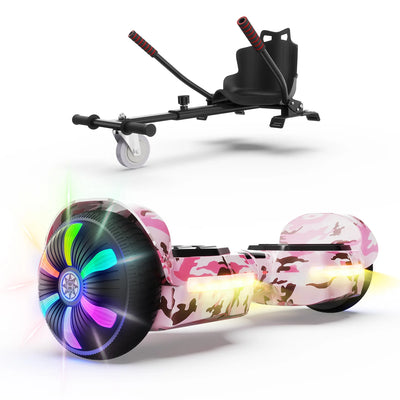 iHoverboard H2 Hoverboardavec Équilibrage Automatique, Bluetooth et Roues LED 6,5"