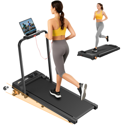 JT52 2-en-1 Tapis de course avec inclinaison