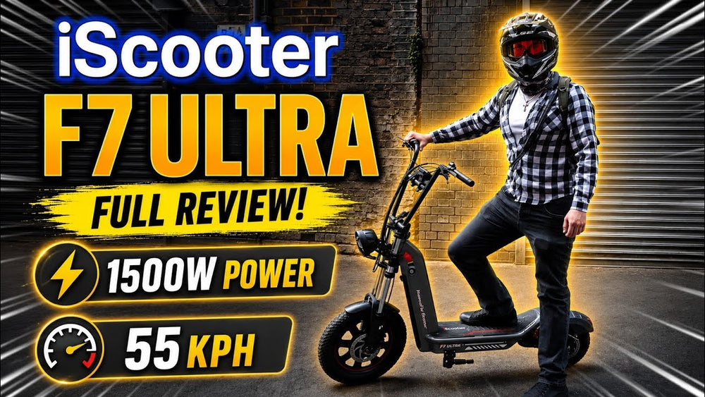 Trottinette électrique tout-terrain iScooter F7Ultra 1500W avec batterie amovible