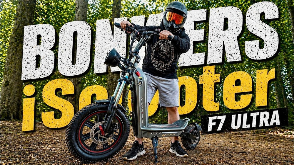 Trottinette électrique UNIQUE iScooter F7 Ultra | Test | Son design est intéressant, mais est-elle vraiment performante ?
