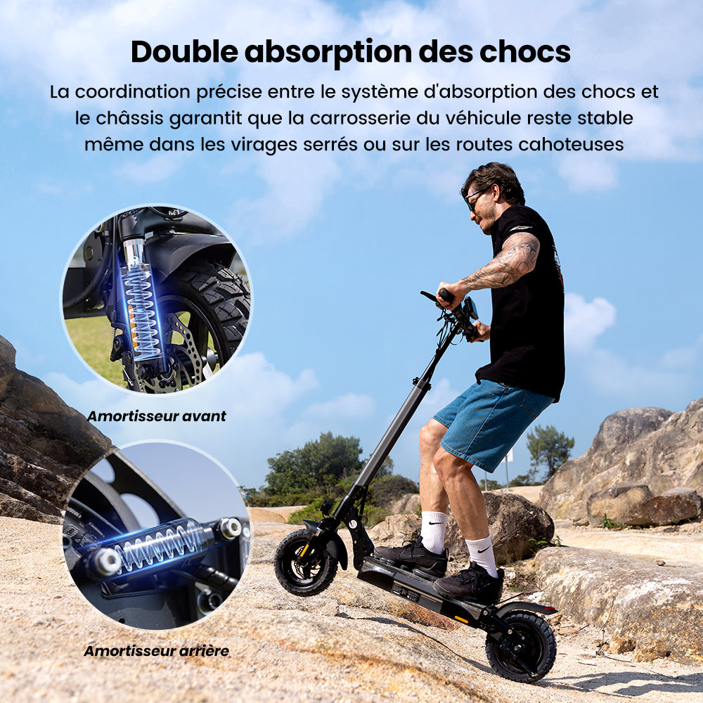 W9 Trottinette électrique tout-terrain 1000W
