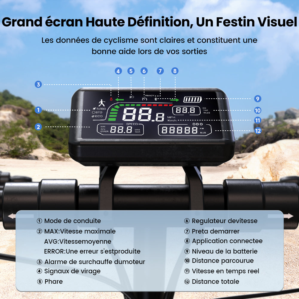 W9 Trottinette électrique tout-terrain 1000W