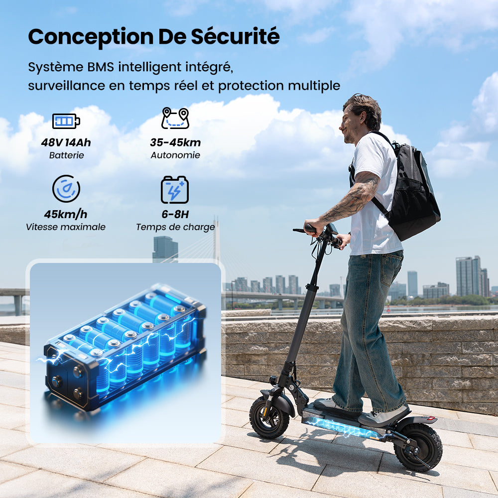 W9 Trottinette électrique tout-terrain 1000W