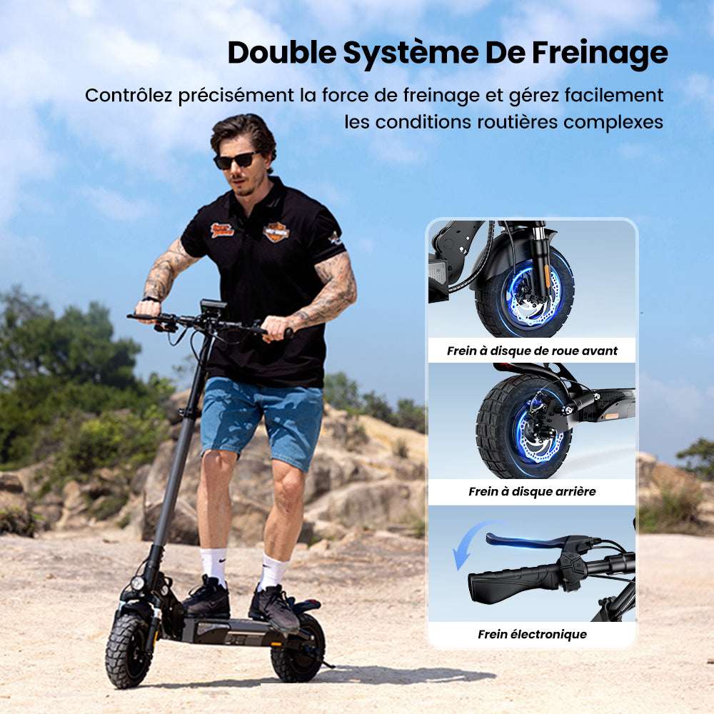 W9 Trottinette électrique tout-terrain 1000W