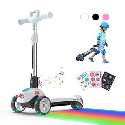 iScooter iK2 Trottinette électrique pour enfance avec roue clignotante