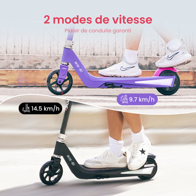 iScooter iK1S Trottinette électrique pour enfance avec roue clignotante