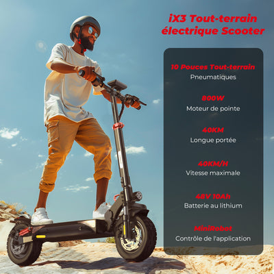 iX3 800w Trottinette électrique Tout Terrain