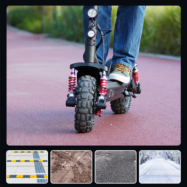 Trottinette électrique IScooter IX4 – 1000W/800W, Tout-terrain, Pliable