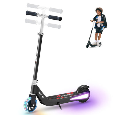 iScooter iK1S Trottinette électrique pour enfance avec roue clignotante