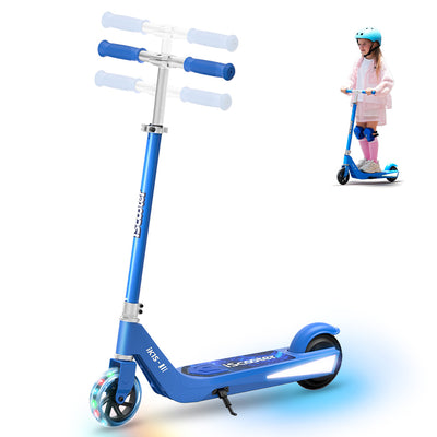 iScooter iK1S Trottinette électrique pour enfance avec roue clignotante