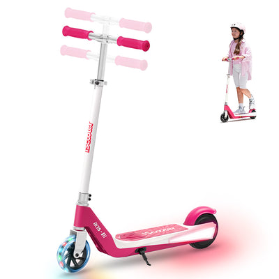 iScooter iK1S Trottinette électrique pour enfance avec roue clignotante