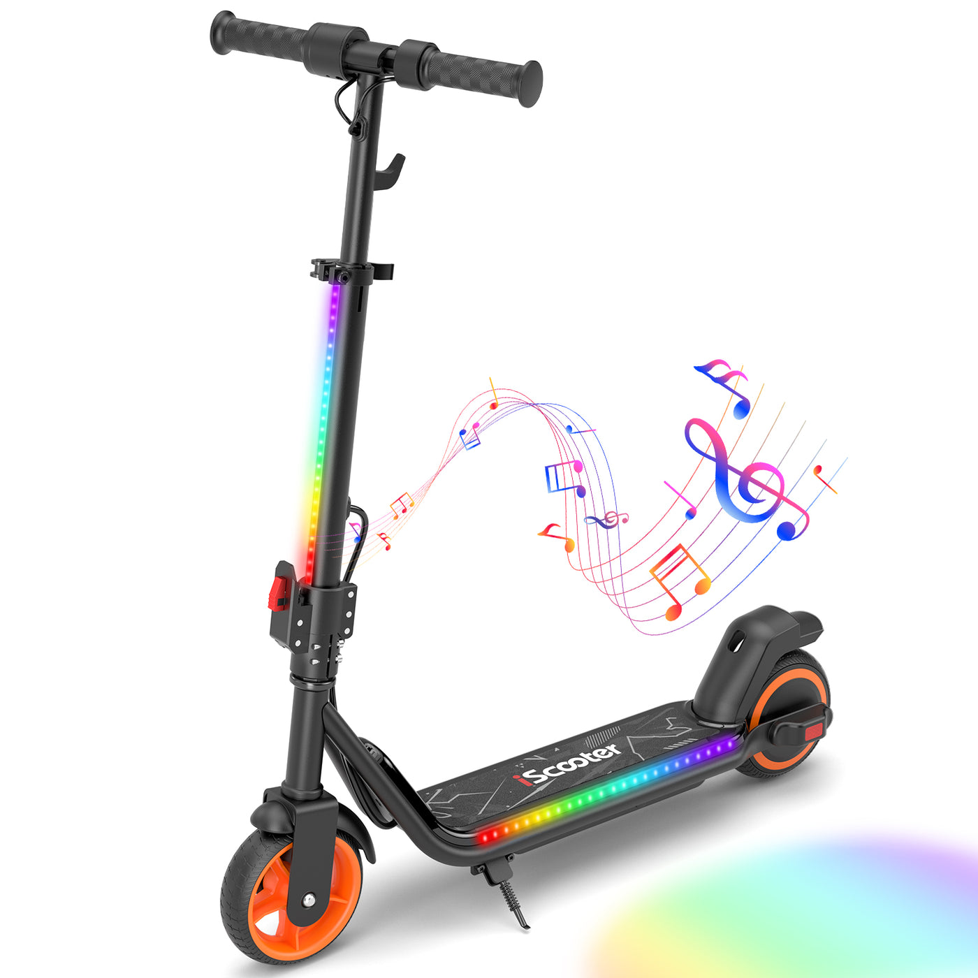 iScooter iK1S Trottinette électrique pour enfance avec roue clignotante