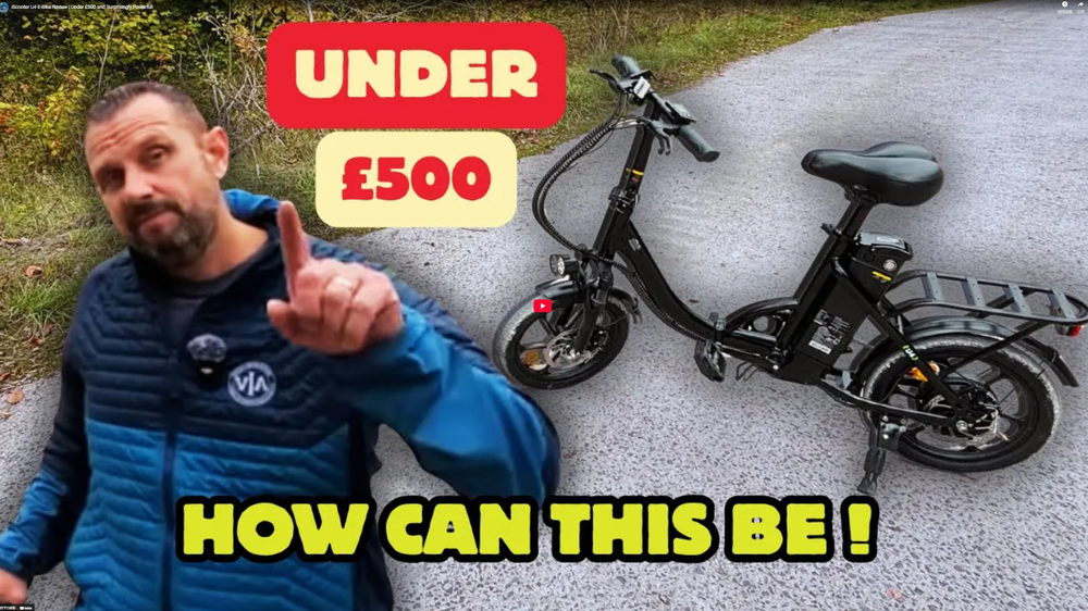 iScooter U4 E-Bike Review | Under £500 and Surprisingly Powerful!