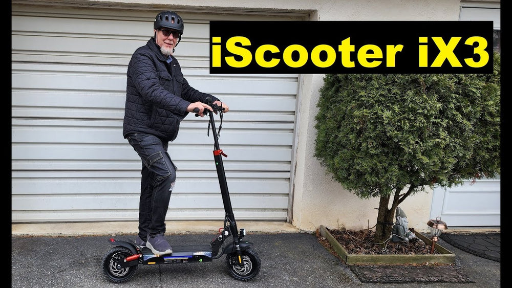 Déballage et premier essai de l'iScooter iX3