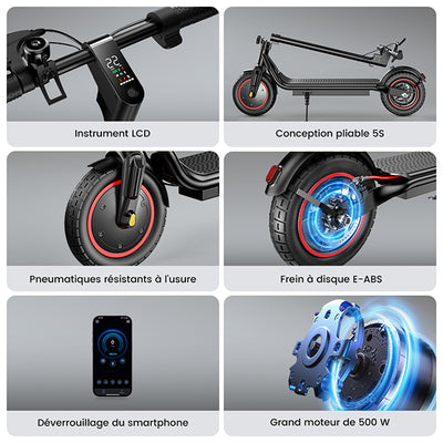 W6 500W Trottinette électrique