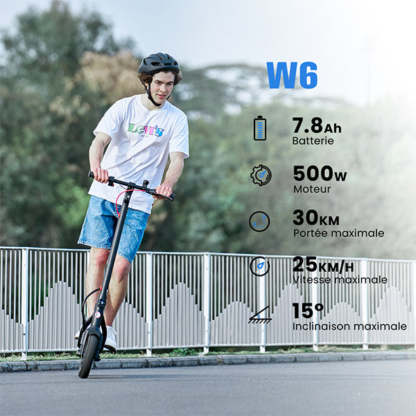 W6 500W Trottinette électrique