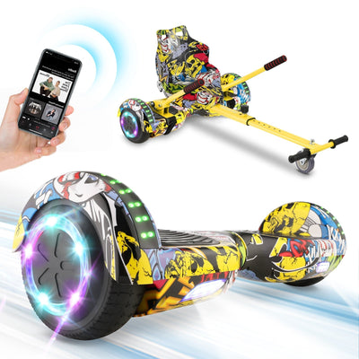 iHoverboard® H1 Hoverboard auto-équilibré à LED 6.5"