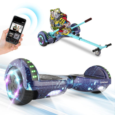 iHoverboard® H1 Hoverboard auto-équilibré à LED 6.5"