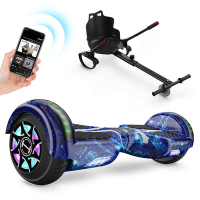 iHoverboard H4 Bleu Bluetooth Hoverboard 6,5"