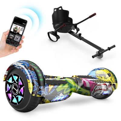 iHoverboard H4 Bleu Bluetooth Hoverboard 6,5"