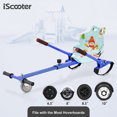iScooter Q1 Go Kart/Hoverboard avec Siège