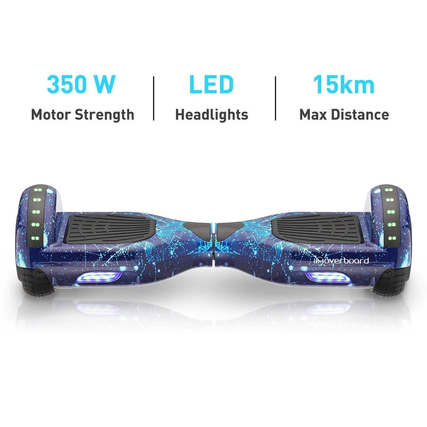 iHoverboard® H1 Hoverboard auto-équilibré à LED 6.5"