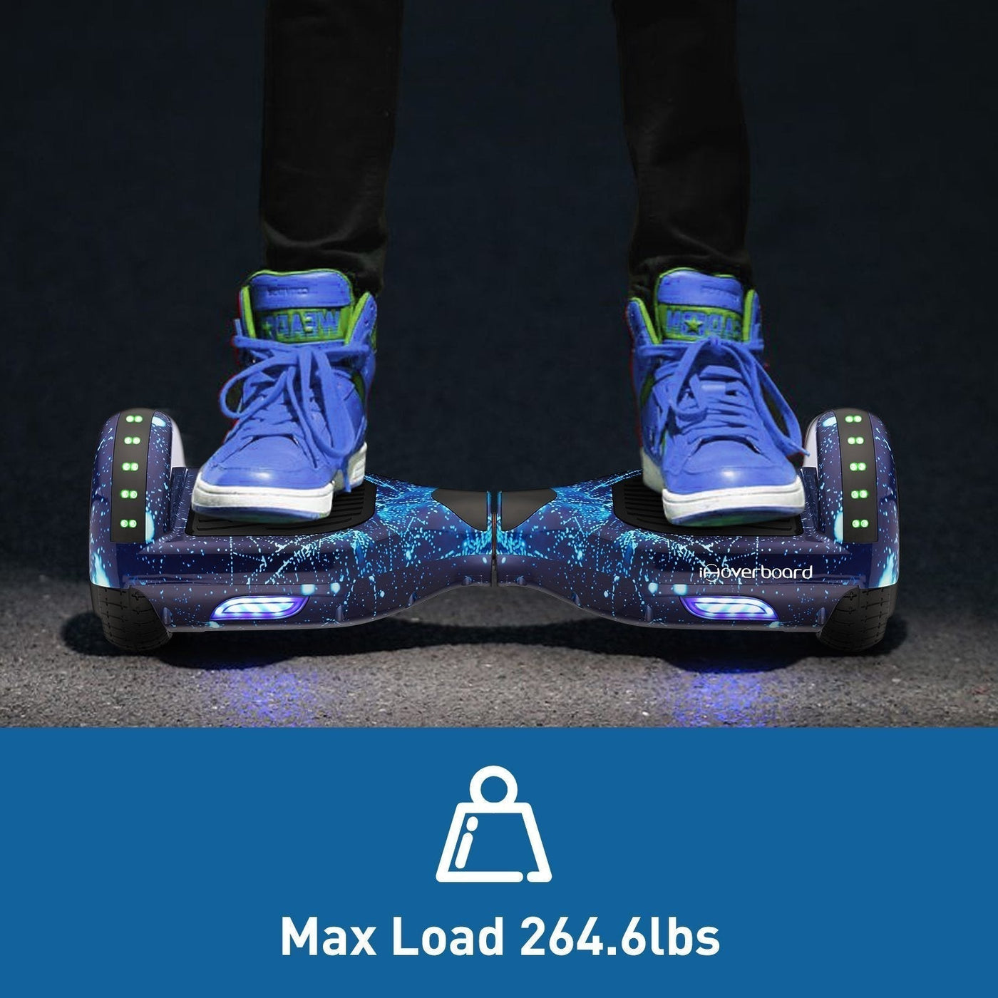 iHoverboard® H1 Hoverboard auto-équilibré à LED 6.5"