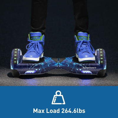 iHoverboard® H1 Hoverboard auto-équilibré à LED 6.5"