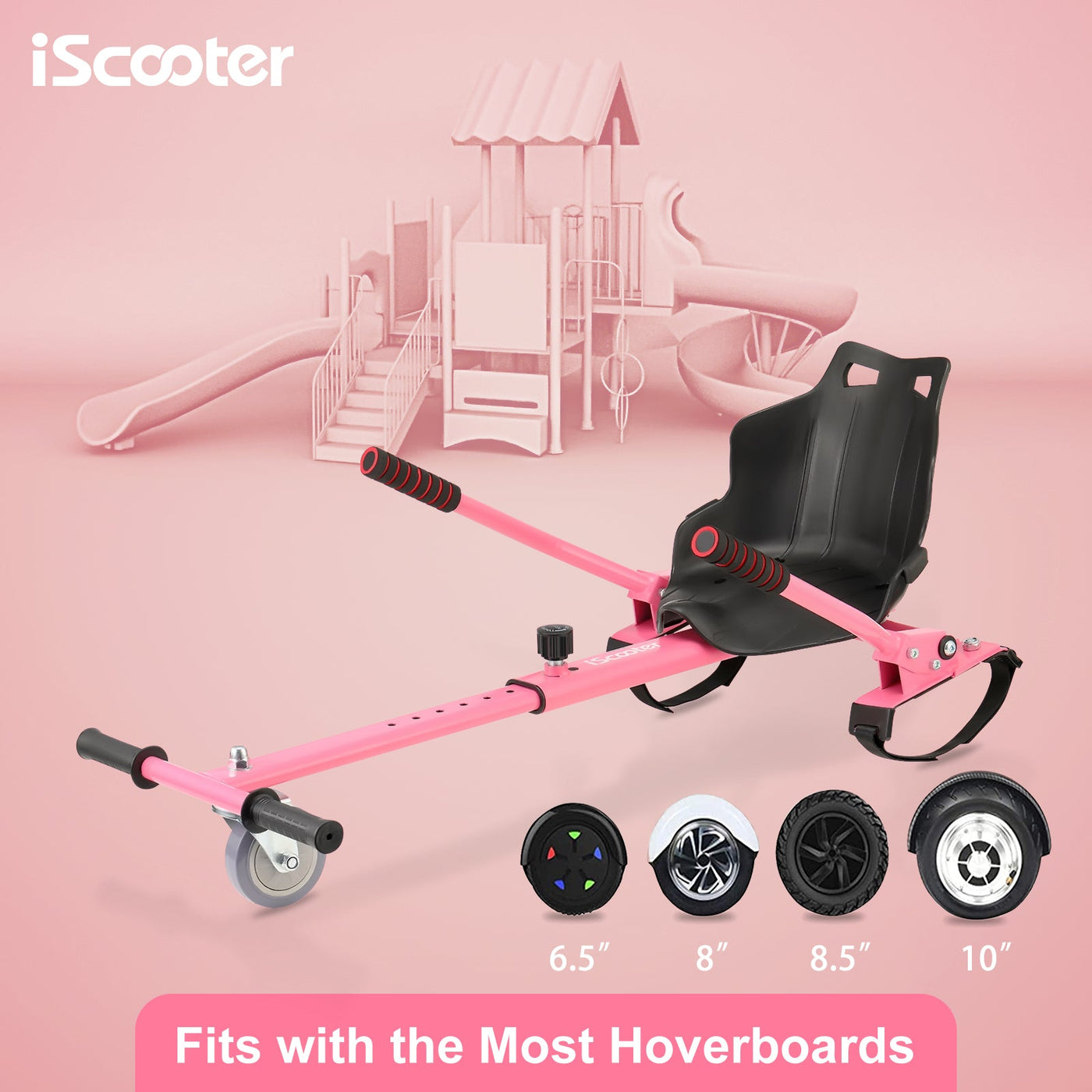iScooter Q1 Go Kart/Hoverboard avec Siège