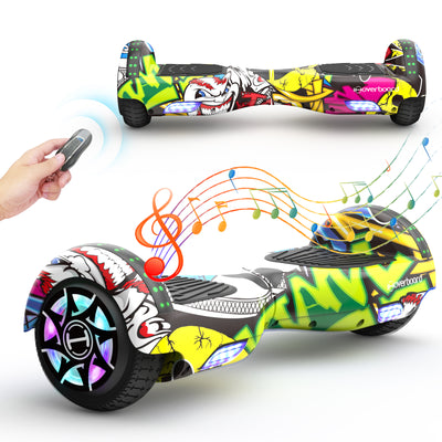 iHoverboard® H1 Hoverboard auto-équilibré à LED jaune 6,5"