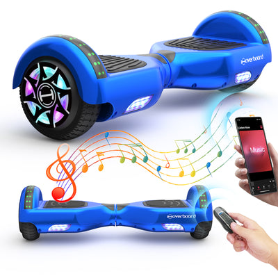 iHoverboard® H1 Blue LED Hoverboard auto-équilibré 6.5"