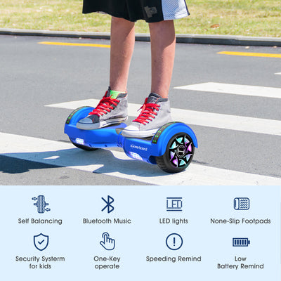 iHoverboard® H1 Blue LED Hoverboard auto-équilibré 6.5"