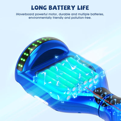 iHoverboard® H1 Blue LED Hoverboard auto-équilibré 6.5"