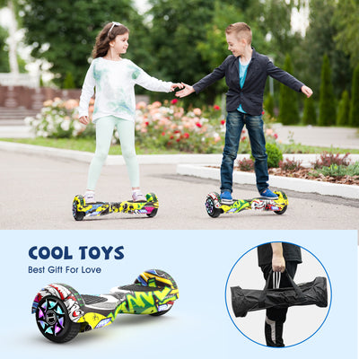 iHoverboard® H1 Hoverboard auto-équilibré à LED jaune 6,5"