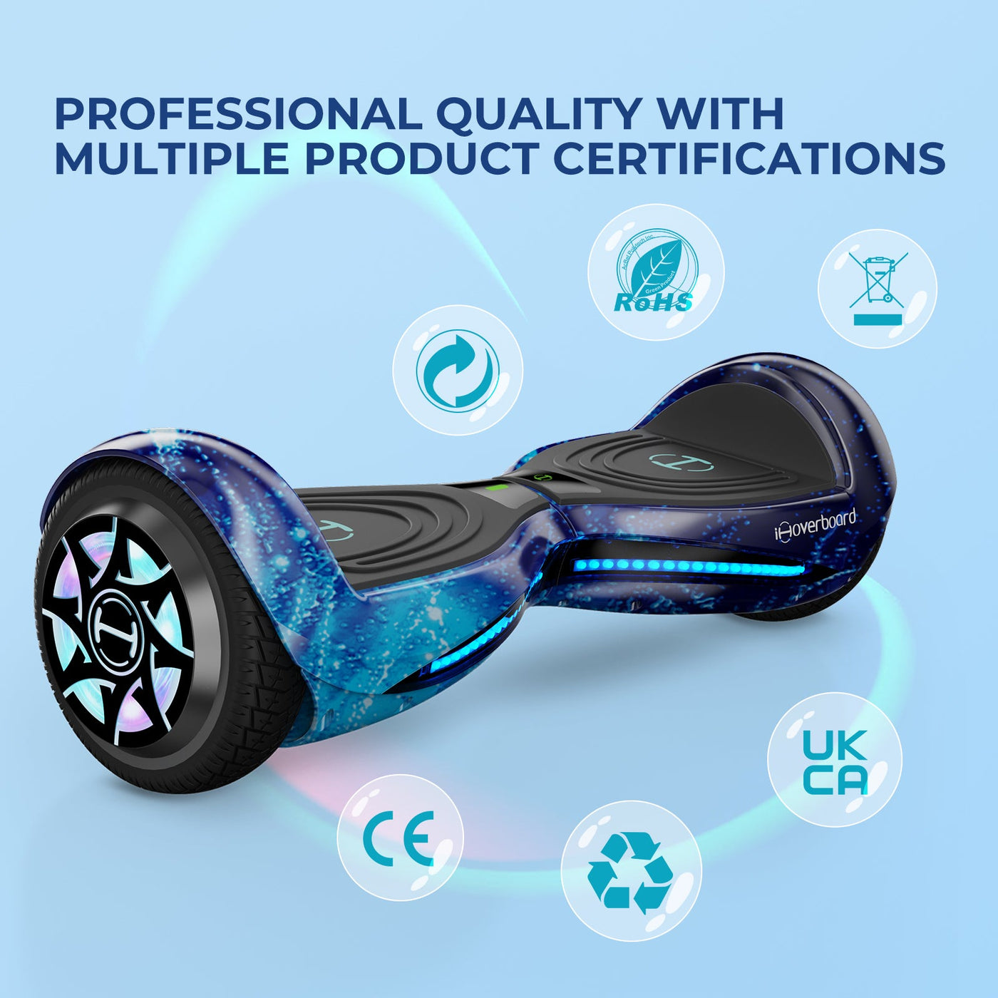 iHoverboard H2 bleu Hoverboard pour enfants